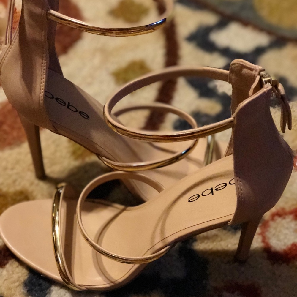 Bebe Strappy Heels